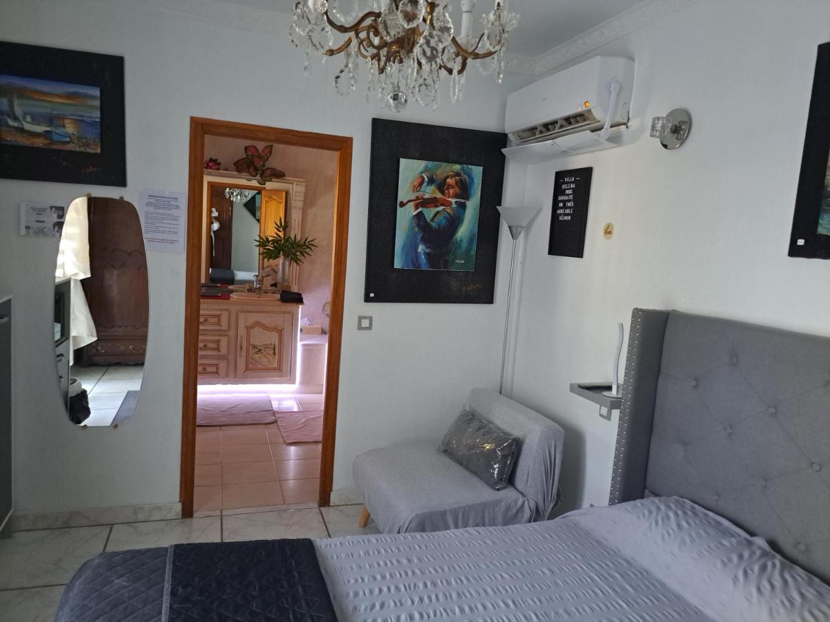 Suite-Junior -Villa Helene - Montpellier Sud - Aeroport- Piscine Privee-2Mn Des Plages Pérols Buitenkant foto