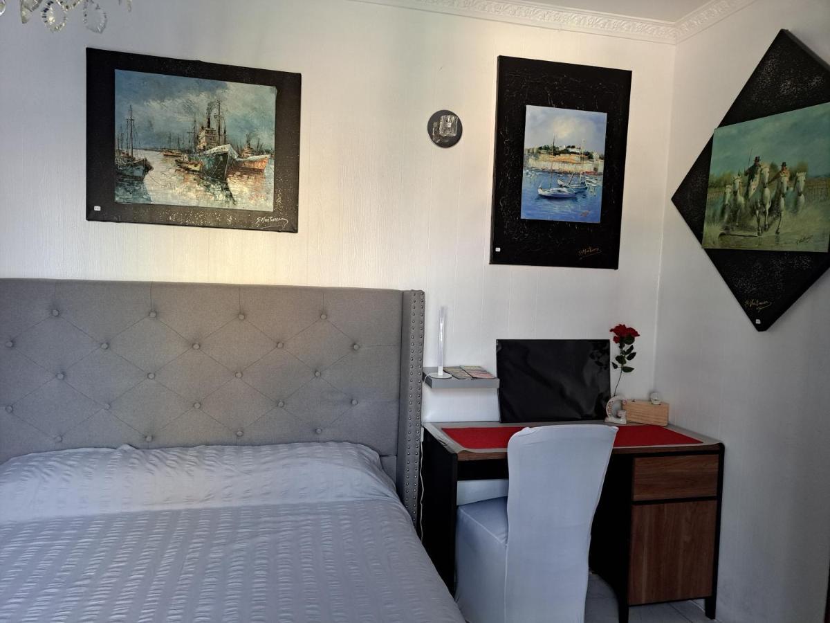 Suite-Junior -Villa Helene - Montpellier Sud - Aeroport- Piscine Privee-2Mn Des Plages Pérols Buitenkant foto