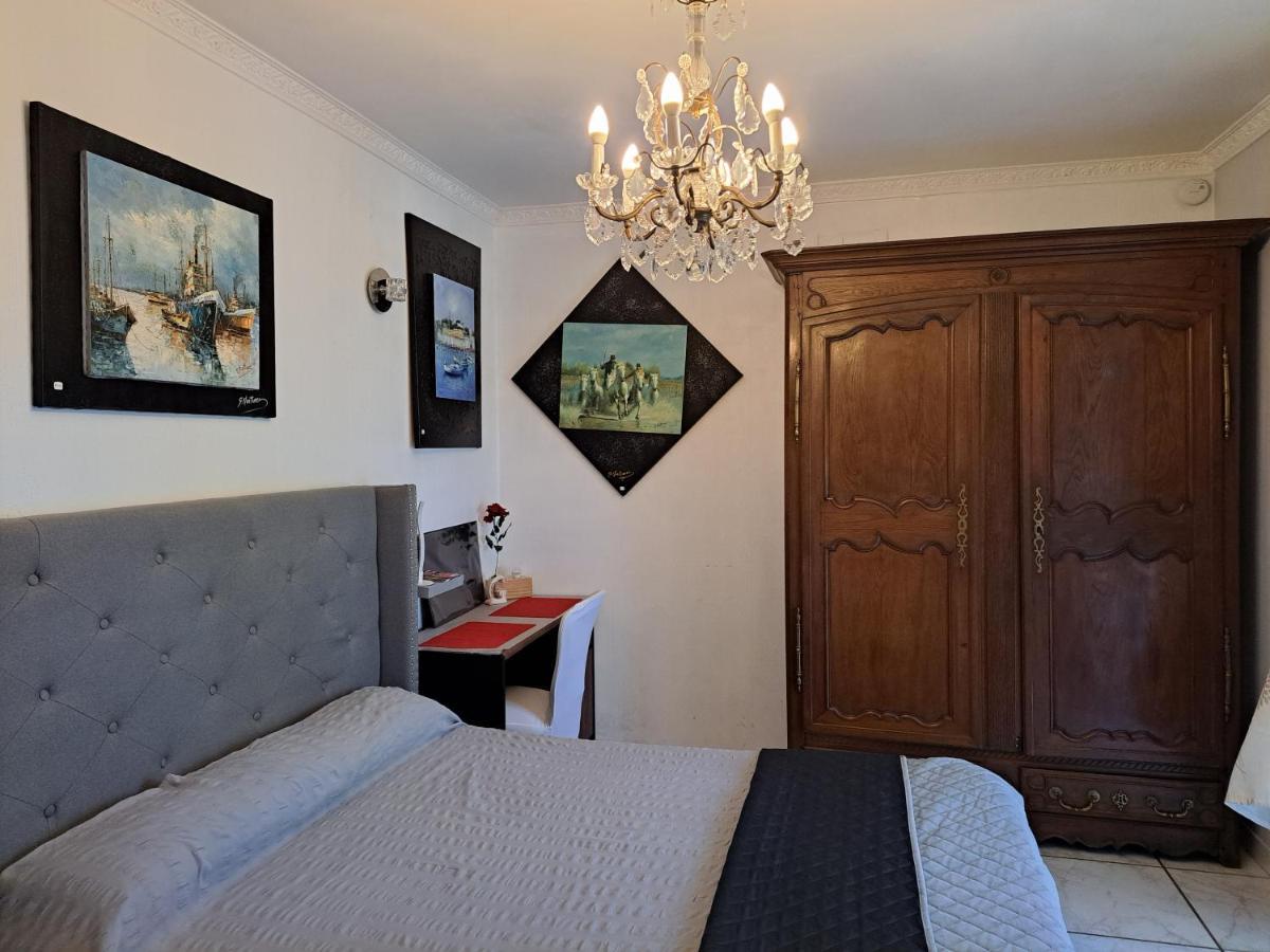 Suite-Junior -Villa Helene - Montpellier Sud - Aeroport- Piscine Privee-2Mn Des Plages Pérols Buitenkant foto