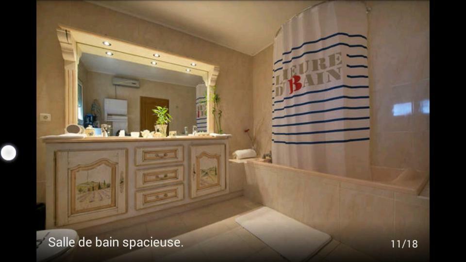 Suite-Junior -Villa Helene - Montpellier Sud - Aeroport- Piscine Privee-2Mn Des Plages Pérols Buitenkant foto