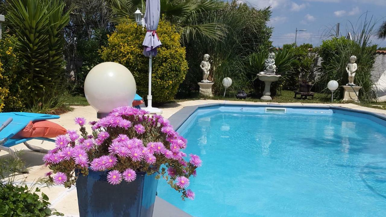 Suite-Junior -Villa Helene - Montpellier Sud - Aeroport- Piscine Privee-2Mn Des Plages Pérols Buitenkant foto